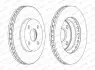 Гальмівний диск переднійЛів/Прав BYD F3 TOYOTA COROLLA, COROLLA VERSO 1.4-1.8 03.01-07.12 FERODO (DDF1309C) зображення 1
