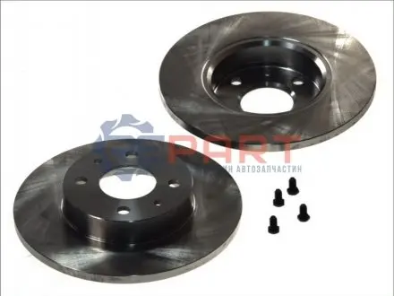 Фото Диск гальмівний (задній/передній) Fiat Panda 03-/Ford Ka 08- (240.5x11) FERODO (DDF140) зображення 1