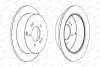 Фото Гальмівний диск задній Лів/Прав HYUNDAI HIGHWAY, IX35, SANTA FÉ I, TRAJET, TUCSON KIA SPORTAGE II, SPORTAGE III 2.0-2.7 09.99-12.16 FERODO (DDF1493C) зображення 2