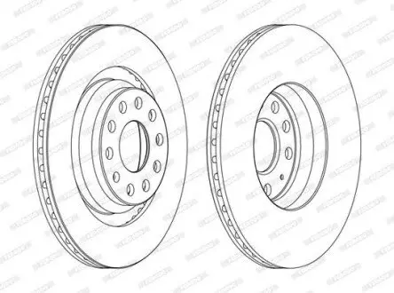 Диск тормозной FERODO DDF1503C Купить в Украине