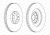 Тормозной диск - (1K0615301M, 1K0615301AB, 1K0615301AR) FERODO DDF1504C1 (фото 1)