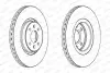 Гальмівний диск переднійЛів/Прав RENAULT GRAND SCENIC II, MEGANE II, SCENIC II 1.5D-2.0 06.03-12.09 FERODO (DDF1513C) зображення 1