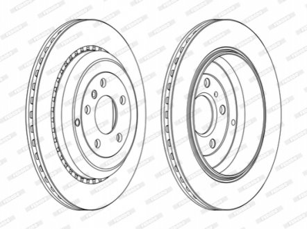 Диск тормозной FERODO DDF1531C