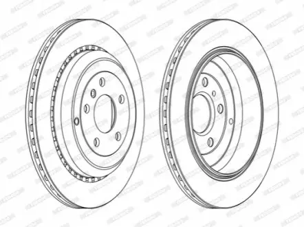 Диск тормозной FERODO DDF1531C