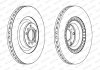 Тормозной диск - (4E0615301P, 4E0615301J, 4E0615301G) FERODO DDF1572C1 (фото 1)