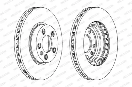 Диск тормозной FERODO DDF1591RC1 Купить в Украине