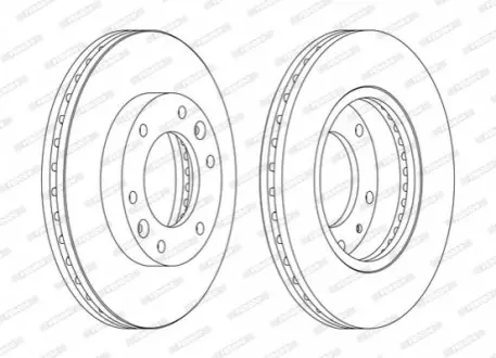 Фото 1 — Диск гальмівний (передній) KIA Carnival 05-15 (300x28) FERODO (DDF1612C) Фото Диск гальмівний (передній) KIA Carnival 05-15 (300x28) FERODO (DDF1612C) зображення 1