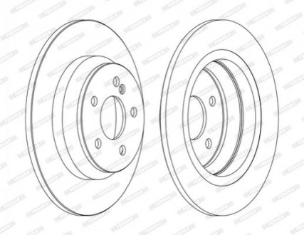 Автозапчасть FERODO DDF1675C (фото 1)