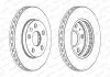 Фото Гальмівний диск передній Лів/Прав CHEVROLET MALIBU OPEL INSIGNIA A, INSIGNIA A COUNTRY SAAB 9-5 1.4-2.8 07.08 FERODO (DDF1721C) зображення 2