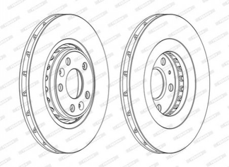 Автозапчасть FERODO DDF1727C