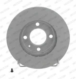 Гальмівний диск переднійЛів/Прав AUDI 80 B1, 80 B2, 80 B3, COUPE B2 SEAT CORDOBA, CORDOBA VARIO, IBIZA II, TOLEDO I VW GOLF I, GOLF II, GOLF III 1.0-Electric 09.73-12.02 FERODO DDF175C