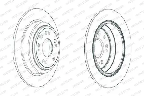 Тормозной диск FERODO DDF1778C