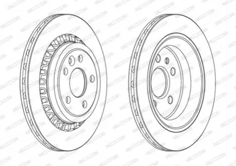 Диск тормозной FERODO DDF1802C Купить в Украине