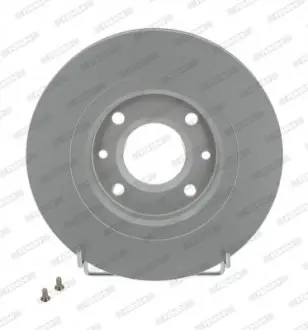 Гальмівний диск переднійЛів/Прав CITROEN BERLINGO, BX, XANTIA, XSARA, XSARA PICASSO, ZX PEUGEOT 206, 305 II, 306, 405 I, 405 II, PARTNER 1.1-Electric 10.82-12.15 FERODO DDF192C