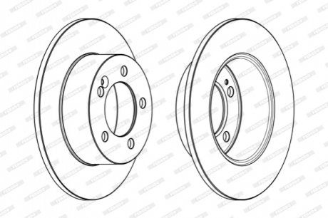Диск гальмівний FERODO DDF1976C (фото 1)