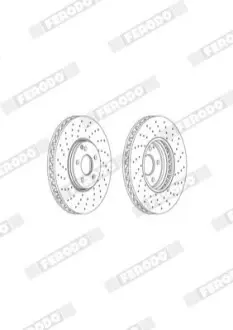 Фото 1 — Диск тормозной FERODO (DDF1981RC-1) Фото Диск тормозной FERODO (DDF1981RC-1) изображение 1