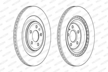 Гальмівний диск FERODO DDF1990C