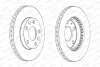 Гальмівний диск передній Лів/Прав DACIA DUSTER RENAULT DUSTER, KAPTUR, MEGANE IV 1.0-2.0 04.10 FERODO (DDF2078C) зображення 2