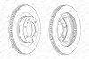 Диск гальмівний передн Лів/Прав LEXUS GX TOYOTA 4 RUNNER V, LAND CRUISER, LAND CRUISER PRADO 2.7-4.6 08.09 FERODO (DDF2093C1) зображення 1