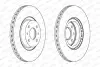 Фото Гальмівний диск переднійЛів/Прав ABARTH 500 / 595 / 695, 500C / 595C / 695C ALFA ROMEO 155 FIAT BRAVO, BRAVO I, BRAVO II, COUPE, CROMA, DOBLO, FIORINO, IDEA 1.3D-3.0 07.86 FERODO (DDF220C) зображення 2