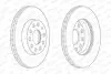 Фото Диск гальмівний передн Лів/Прав AUDI A3 SEAT LEON, LEON SC, LEON ST SKODA OCTAVIA II, OCTAVIA III VW GOLF ALLTRACK VII, GOLF SPORTSVAN VII, GOLF VII 1.0-2.0D 02.04-03.21 FERODO (DDF2400C1) зображення 1