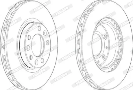 Фото 1 — Диск гальмівний (передній) Citroen C4 13-/Berlingo/Opel Combo 18- (283x26) FERODO (DDF2401C1) Фото Диск гальмівний (передній) Citroen C4 13-/Berlingo/Opel Combo 18- (283x26) FERODO (DDF2401C1) зображення 1