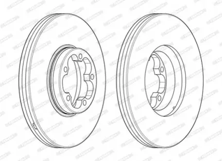 Фото Диск тормозной FERODO (DDF2468-1) изображение 1