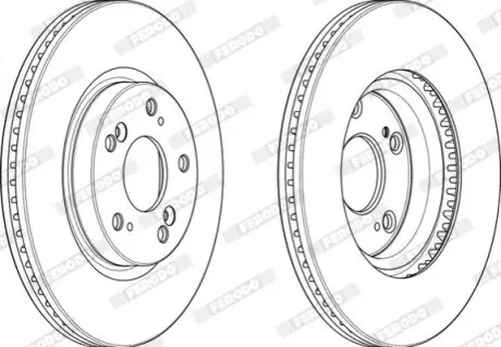 Фото Диск тормозной FERODO (DDF2473C) изображение 1