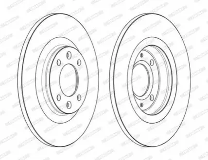 Гальмівний диск FERODO DDF2511C