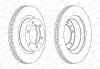 Гальмівний диск переднійЛів/Прав TOYOTA 4 RUNNER IV, FJ CRUISER, FORTUNER, HILUX VII, HILUX VIII 2.4D-4.7 08.02 FERODO (DDF2606C) зображення 2