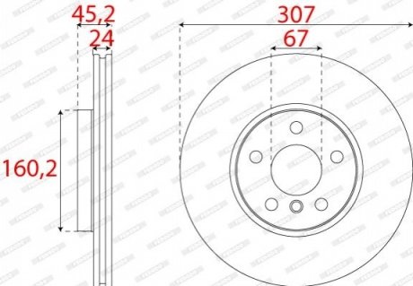 Автозапчасть FERODO DDF2637C