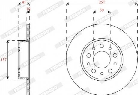 Автозапчасть FERODO DDF2777C