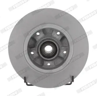 Фото Диск гальмівний (задній) Renault Megane IV 15- (260x8) (+ABS) (з підшипником) FERODO (DDF2824C-1) зображення 1