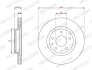 Диск тормозной FERODO DDF3035C (фото 2)