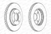 Гальмівний диск переднійЛів/Прав FORD COUGAR, MONDEO I, MONDEO II, SCORPIO I, SCORPIO II 1.6-2.9 01.93-12.01 FERODO (DDF364C) зображення 2