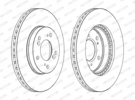 Диск тормозной FERODO DDF829C