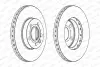 Гальмівний диск переднійЛів/Прав FORD GALAXY I, GALAXY MK I SEAT ALHAMBRA VW SHARAN 1.8-2.8 03.95-03.10 FERODO (DDF846C) зображення 1