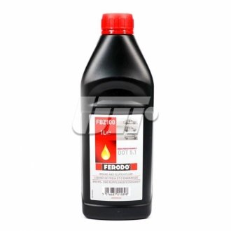 Тормозная жидкость 1л (DOT 5.1) - FERODO FBZ100