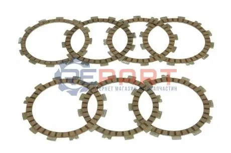 Комплект фрикційних пластин зчеплення SUZUKI M, SV, VL, VS, VX, VZ 600-800 1986-2007 FERODO FCD0323 Купити в Україні