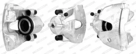 Гальмівний дисковий супорт передн Лів (відновлений) CHEVROLET VECTRA OPEL ADAM, ASTRA G, ASTRA G CLASSIC, ASTRA H, ASTRA H CLASSIC, ASTRA H GTC, CALIBRA A, COMBO, COMBO TOUR 1.0-3.0D 08.89 FERODO FCL694287