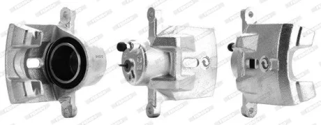 Тормозной дисковый суппорт передн Лев (восстановленный) TOYOTA CELICA, COROLLA, COROLLA VERSO, PRIUS 1.4-2.0D 08.99-03.08 FERODO FCL694651