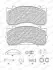 Комплект тормозных колодок задн/передн KB SB/SN5 MAN L2000, TGL I, TGL II, TGS I MERCEDES ACCELO, ACTROS MP2 / MP3, ACTROS MP4 / MP5, ANTOS, ATEGO, ATEGO 2, ATEGO 3 471.943-OM936.971 06.93- FERODO (FCV1277BFE) изображение 2