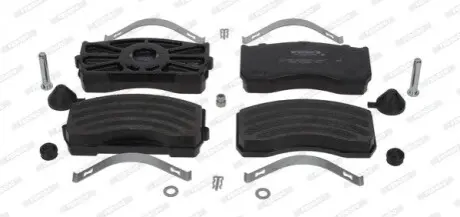 Комплект тормозных колодок задн/передн KB SB/SN5 MAN L2000, TGL I, TGL II, TGS I MERCEDES ACCELO, ACTROS MP2 / MP3, ACTROS MP4 / MP5, ANTOS, ATEGO, ATEGO 2, ATEGO 3 471.943-OM936.971 06.93- FERODO FCV1277BFE