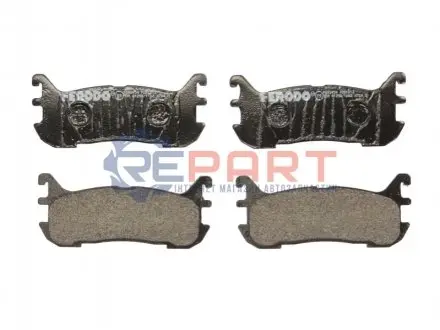 Комплект гальмівних колодок задн, MAZDA 323 C V, 323 F V, 323 P V, 323 S V, MX-5 I, MX-5 II 1.5-2.0 01.93-10.05 FERODO FDB1012