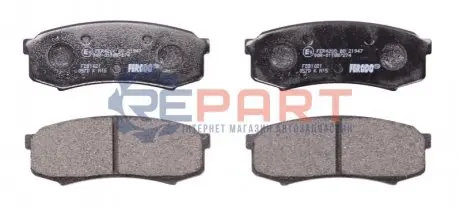 Комплект гальмівних колодок задн, LEXUS GX MITSUBISHI PAJERO IV TOYOTA 4 RUNNER IV, 4 RUNNER V, AVALON, COROLLA, FJ CRUISER, LAND CRUISER, LAND CRUISER 100, LAND CRUISER 80 1.4-4.7 11.84 FERODO FDB1021 Купити в Україні