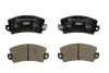 Комплект гальмівних колодок передн, ARO 240-244 DACIA 1210, 1300, 1307, 1309, 1310, 1325, 1410, NOVA, PICK UP, SUPERNOVA PEUGEOT 104, 304, 305 I RENAULT 12, 14, 15, 16, 17 0.8-2.5 10.62-05.08 FERODO (FDB113) зображення 1