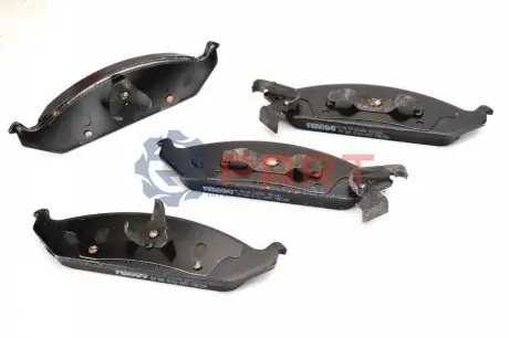 Комплект гальмівних колодок передн (із замком), CHRYSLER CIRRUS, SEBRING, STRATUS DODGE AVENGER, STRATUS PLYMOUTH BREEZE 2.0/2.4/2.5 05.94-04.01 FERODO FDB1254