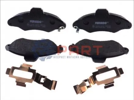 Комплект гальмівних колодок передн, FORD ESCORT CLASSIC, ESCORT VI 1.3-2.0 01.95-06.01 FERODO FDB1276