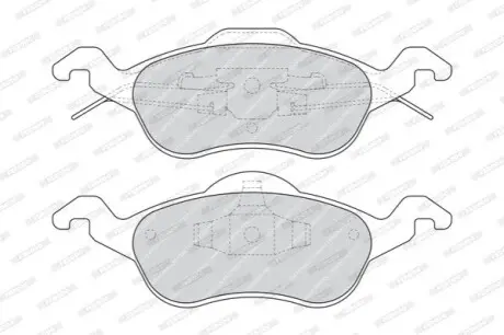 Фото Колодки гальмівні (передні) Ford Focus 99-09 FERODO (FDB1318B) зображення 1