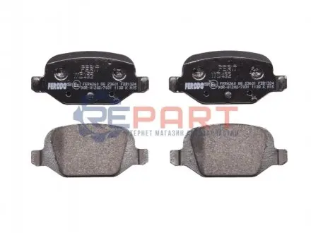 Фото Комплект гальмівних колодок, дискове гальмо FERODO (FDB1324) зображення 1